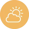 Les Jeunes pousses - pictogramme soleil et nuage